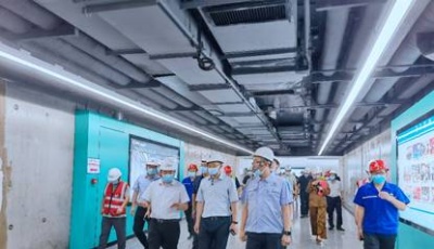 建设世界一流地铁“优质”目标推进会在东亚装饰承建的埠西站召开