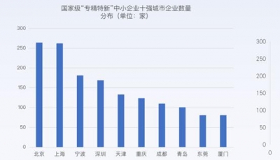 培育“小巨人”企业生长蓝色沃土  青岛强势入围 “专精特新”企业十强城市