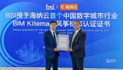 海纳云获BSI BIM Kitemark 风筝标志授牌认证