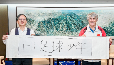 世界杯倒计时40天 米卢成海信世界杯足球少年指导官