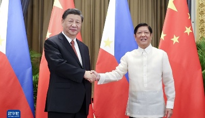 习近平会见菲律宾总统马科斯 