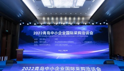 拥抱全球伙伴，共筑合作生态：2022青岛中小企业国际采购洽谈会开幕