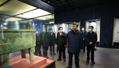 学习进行时丨习近平总书记说：“殷墟我向往已久”