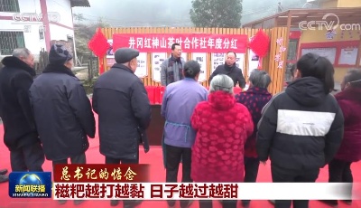 【总书记的惦念】糍粑越打越黏 日子越过越甜