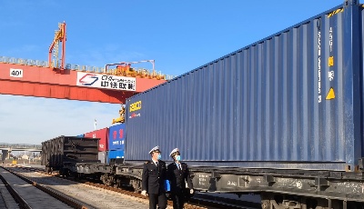 2022年上合示范区到发中欧班列775列 回程班列占比近四成