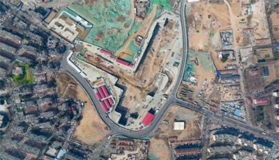 青岛在建最大地铁车站进入主体施工