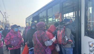 青岛温馨巴士线路客流回暖   元旦小长假共计运送旅客40万人次