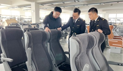 开年即冲刺 力争全年翻番 海关助青岛动车座椅畅销海外