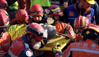 中国救援队已营救6名被困者，中国香港救援队营救幸存者3人