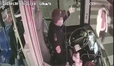 青岛街头上演“众车齐停”“默契礼让” 引过路行人齐点赞 