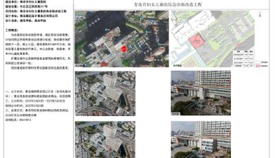 最新公示！青岛妇女儿童医院急诊部将进行改造，规划设置