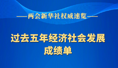 两会速览 | 过去五年经济社会发展成绩单