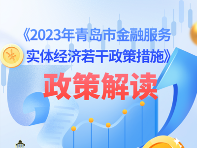 优化营商环境出实招 青岛发布金融服务实体经济政策措施“十三条”