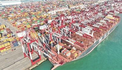山东港口青岛港一季度集装箱吞吐量同比增长12.2%，升至全国第三