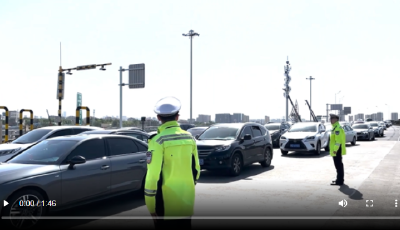 风大车多！假期首日，跨海大桥车流量激增，请注意减速慢行