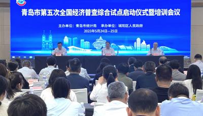 青岛市第五次全国经济普查综合试点工作启动