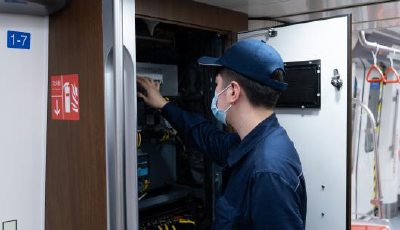 更近一步！青岛地铁2号线海信桥站设备调试工作完成