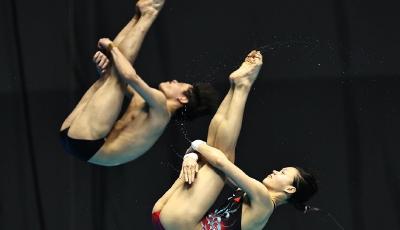 中国跳水队12金收官！