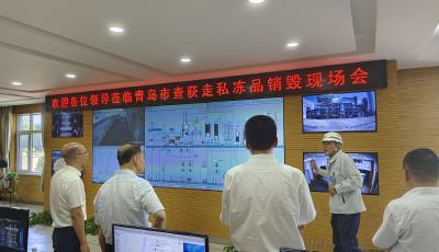 青岛严厉打击冻品走私 全力保障“舌尖上的安全”