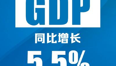 国家统计局：今年上半年GDP同比增长5.5%