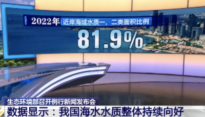数据里看发展 我国海水水质整体持续向好