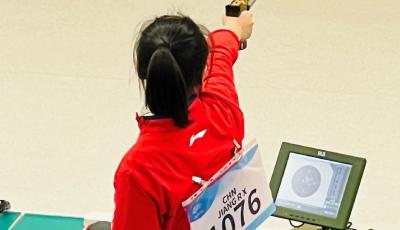 中国队夺得杭州亚运会女子10米气手枪团体金牌