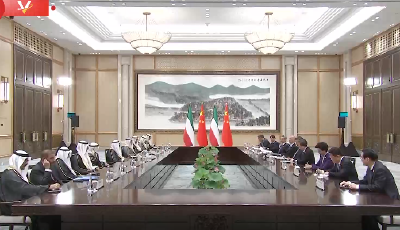 独家视频丨习近平会见科威特王储米沙勒：引领中科关系迈上新台阶