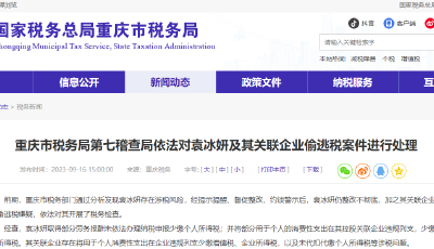演员袁冰妍偷逃税被处罚并追缴297万！被约谈警示后仍整改不彻底