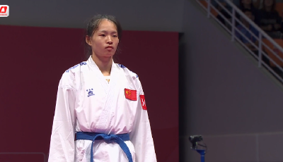 李巧巧夺得杭州亚运会空手道女子组手68公斤级金牌