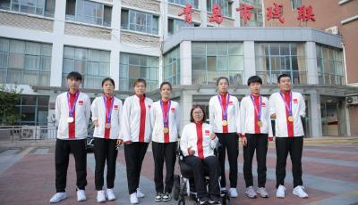 9金6银2铜！征战亚残运会青岛运动员载誉归来