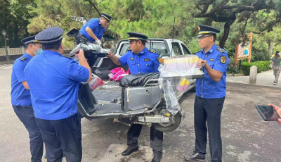 市南執法堅守一線 點靚島城高顏值名片