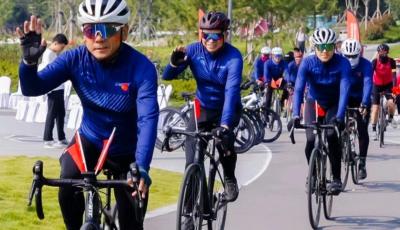 炎黄九省区全民健身骑行活动在青岛启动