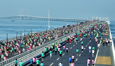 高清大图 | 2023青岛海上马拉松精彩瞬间