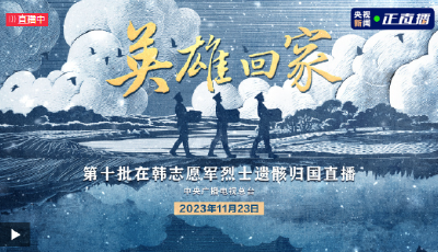 英雄回家——第十批在韩中国人民志愿军烈士遗骸归国