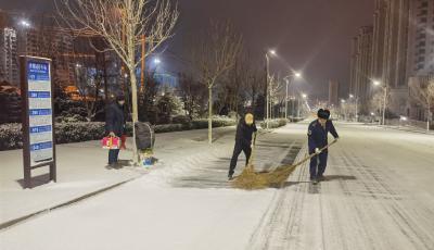 全員值守 凌晨探路 青島城運全力保障雪天乘客出行
