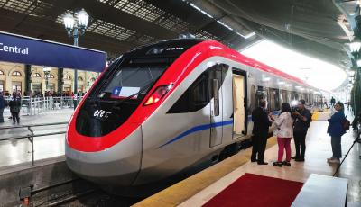 “中車四方造”刷新“南美速度”！中車四方出口智利雙動(dòng)力動(dòng)車組投入載客運(yùn)營(yíng)