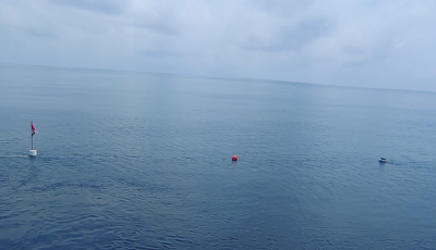 “海上鳥(niǎo)巢”在大?！鞍布摇? 青島力量來(lái)護(hù)航