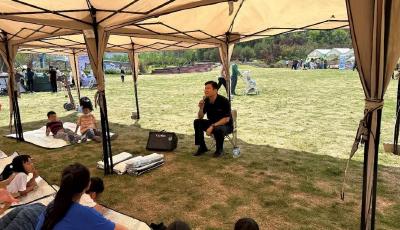 大草坪上暢敘美育佳話！市北區(qū)“美育課堂”《二十四節(jié)氣——農(nóng)耕文化中的國學智慧》舉行