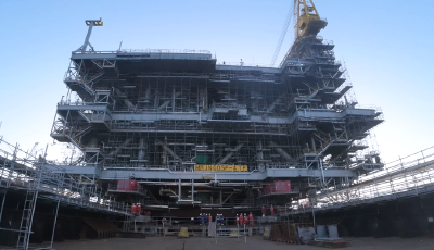 60秒看“巨無霸”國際海洋油氣平臺是如何建成的？