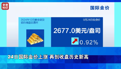 金價又漲了！再創(chuàng)“歷史新高”