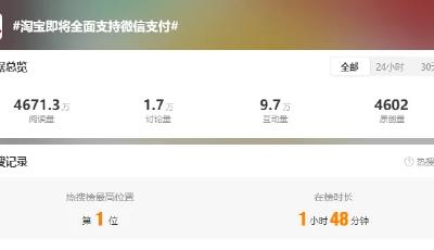 互聯(lián)互通新進(jìn)展，淘寶將接入微信支付！