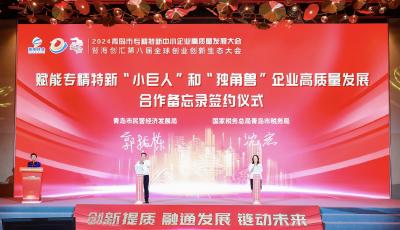青島市優(yōu)質(zhì)中小企業(yè)梯度培育平臺(tái)正式上線試運(yùn)行