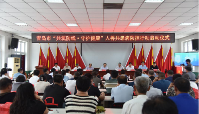 共筑防線 守護(hù)健康！青島市人獸共患病防控行動(dòng)啟動(dòng)