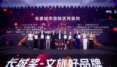 青島文旅榮獲“長(zhǎng)城獎(jiǎng)-文旅好品牌”兩大獎(jiǎng)項(xiàng)