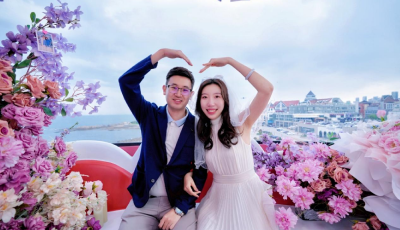 66米高空求婚！青岛海上摩天轮刷新浪漫新高度