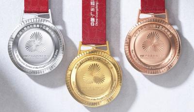 满满的中式美学！十五运会奖牌“同心跃”发布