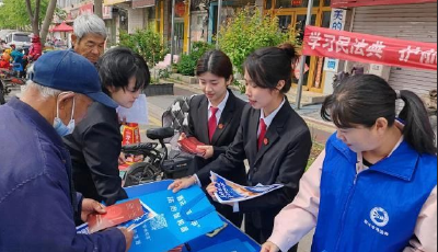 胶州法院开展系列普法宣传活动