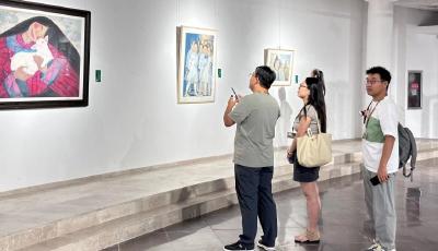草原與大海的“夢幻聯動” “青藍之夢雕塑水彩邀請展”開展