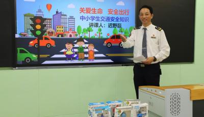 宣传倡导绿色出行 青岛公交开展交通安全进校园活动