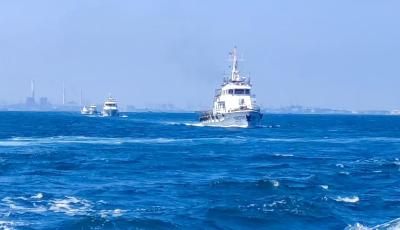 青島多部門聯合巡航 護航開漁季安全生產